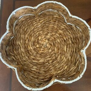 Woven Flower-Shaped Basket